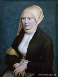 Retrato de una mujer del sur de Alemania.