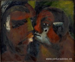 Autorretrato con Madame Papazoff