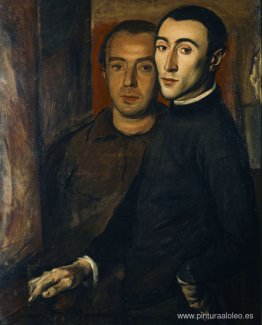 Autorretrato con Nikos Nikolaou