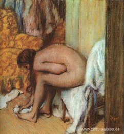 Después del Baño (Mujer Secándose los Pies)