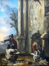 Zeichner en ruinas romanas