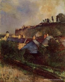 Casas al pie de un acantilado (Saint-Valery-sur-Somme)