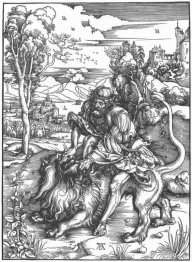 Sansón matando al león