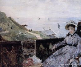 en la terraza