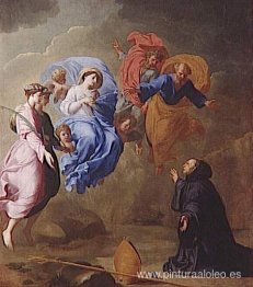aparición de la virgen