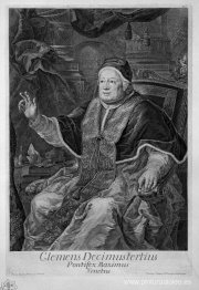 Retrato del Papa Clemente XIII (Clemens Decimustertius Venetus P