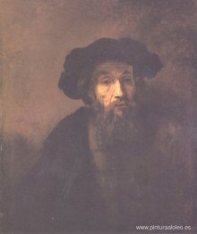 Hombre barbudo con boina