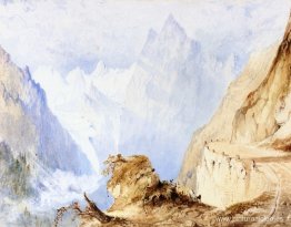 Una vista en los Alpes