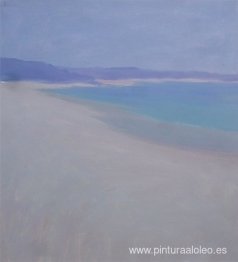 Playa del día de otoño