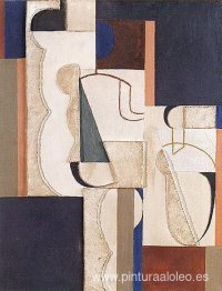 Tres figuras escalonadas