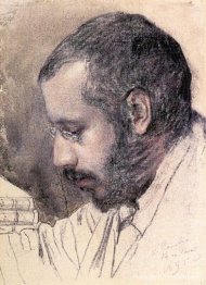 Retrato del artista A. Benua