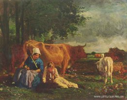 escena pastoral