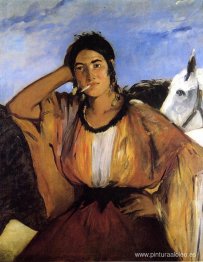 Gitano con un cigarrillo