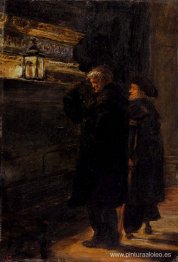 Pensionistas de Greenwich en la tumba de Nelson