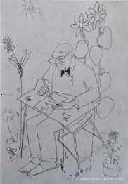 Ilustración para Buenos días primavera de Tudor Arghezi