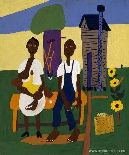 Familia de granja - niño lactante