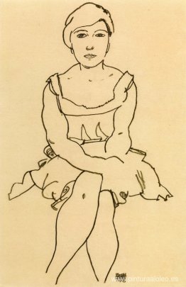 mujer sentada