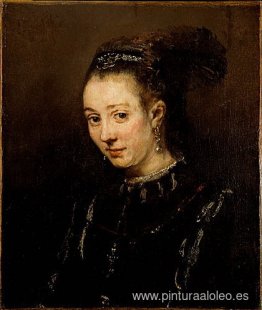 retrato de una mujer joven