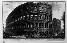 Vista del Anfiteatro Flavio, llamado Coliseo