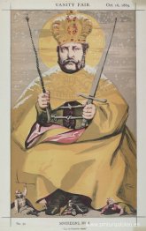Soberanos No.40 Caricatura de Alejandro II de Rusia
