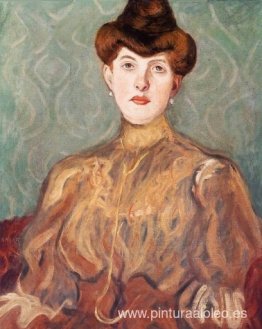 Retrato de la esposa del artista.