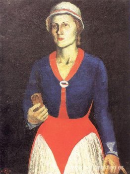 Retrato de la esposa del artista.