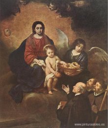 El Niño Jesús repartiendo pan a los peregrinos