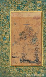 Una línea de Moraqqa’-e Golshan p.147