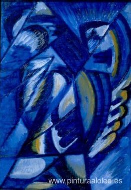 Azul sobre estaño