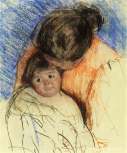 Boceto de madre mirando a Thomas