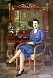 Retrato de Z.D.R. (Dama de azul)