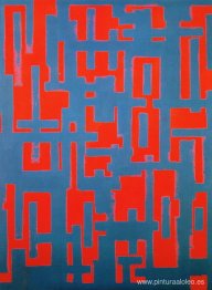Sin título (rojo y gris)