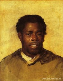 cabeza de un negro