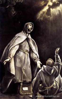La visión de San Francisco de la antorcha encendida