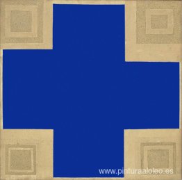 Pintura - Oro y Azul (Sertão Carioca)