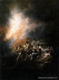 fuego en la noche