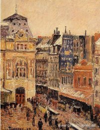 Vista de París, Rue d'Amsterdam