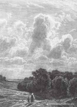 Nubes sobre la arboleda