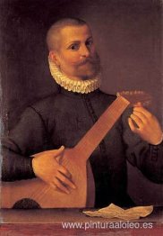 Retrato de un laudista (Retrato del músico Orazio Bassani)