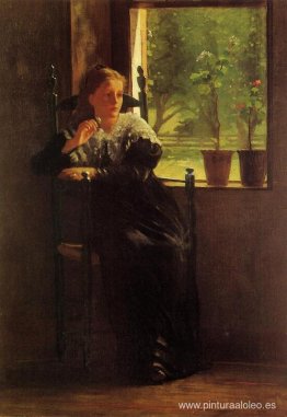 en la ventana