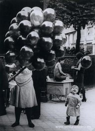 El comerciante de globos