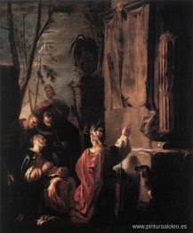 Escitas ante la tumba de Ovidio