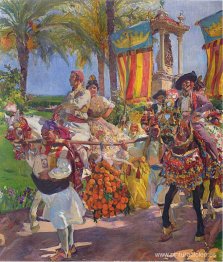 Valencia, Parejas a caballo
