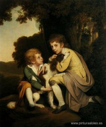 Thomas y Joseph Pickford cuando eran niños