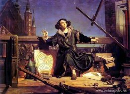 Copérnico en la torre de Frombork