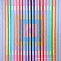 Cromografia x4: Graphisme chromatique sur carrés