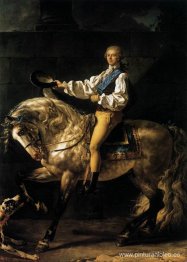 Retrato ecuestre de Stanislas Kostka Potocki
