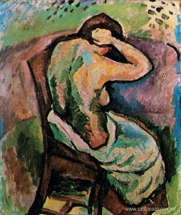mujer sentada
