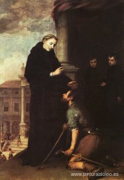 Santo Tomás de Villanueva repartiendo limosna