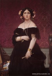 Retrato de Madame Moitessier de pie